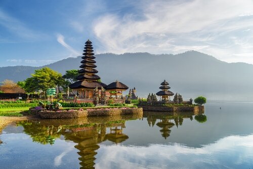 Scenic view of Indonesia