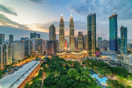 Scenic view of Malaysia